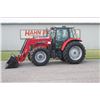 Image 1 : MF 5460 Dyna 4 4wd tractor, cab, air, MF 945SL loader, 3 load sensing remotes, front auxiliary remot