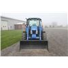 Image 3 : New Holland TL90A 4wd tractor, cab, air, 2 remotes, 12x12 shuttle, 18.4R30, Stoll F8 HD loader, 3766