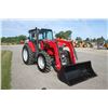 Image 4 : MF 4610M 4wd tractor, cab, air, 2 remotes, 12x12 shuttle, 16.9x34, 936X self leveling loader, 212 ho