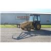 Image 1 : Ford 555 2wd loader tractor, cab, shuttle with loading boom. Hahn Farms yard unit