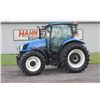 Image 1 : New Holland T6.140 4wd tractor, cab, air, 2 remotes, 460/85R38, loader ready, rear wheel weights, 15