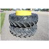 Image 2 : Set of 20.8R38 t rail snap on duals