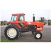 Image 4 : Allis Chalmers 7010 2wd tractor, cab, air, 2 remotes, 18.4x38, power director, 3816 hours