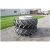 Image 1 : Mitas 18.4x38 T-rail duals, Hardware, Used