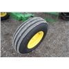 Image 10 : JD 4040 2wd tractor, cab, air, 18.4-38, quad, 2 remotes, front weights, 4699 hours, very nice