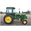 Image 5 : JD 4040 2wd tractor, cab, air, 18.4-38, quad, 2 remotes, front weights, 4699 hours, very nice