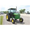 Image 4 : JD 2750 2wd tractor, cab, air, hi/lo, 2 remotes, 18.4x34, 4804 hours, one owner, very clean