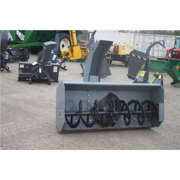 New and Unused 6' snowblower, hydraulic turn, skidsteer QT