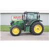 Image 1 : JD 6130R 4wd tractor, cab, air, loader ready, 672 hours