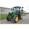 Image 2 : JD 6130R 4wd tractor, cab, air, loader ready, 672 hours