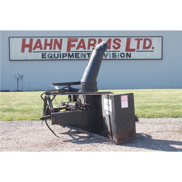 Smyth 78S single auger, 78" snowblower, hydraulic turn