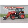 Image 1 : Kioti DK55 4wd compact tractor, cab, air, KL551 loader, 1,600 hours, very nice
