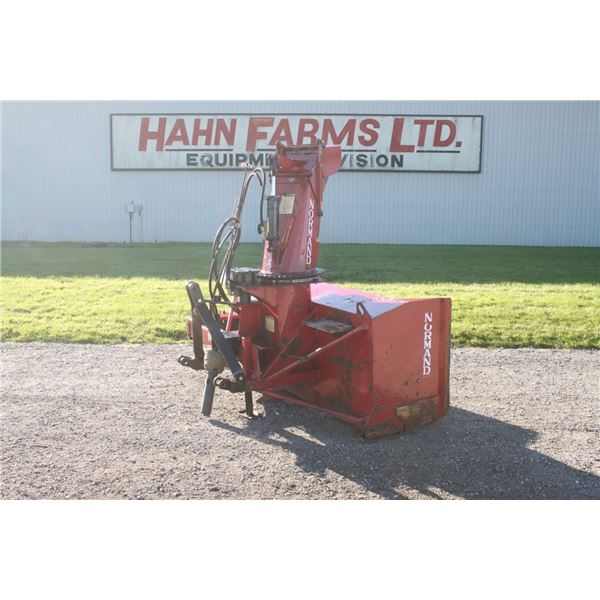 Normand N86-260 86" high capacity snowblower, hydraulic turn, hydraulic deflector
