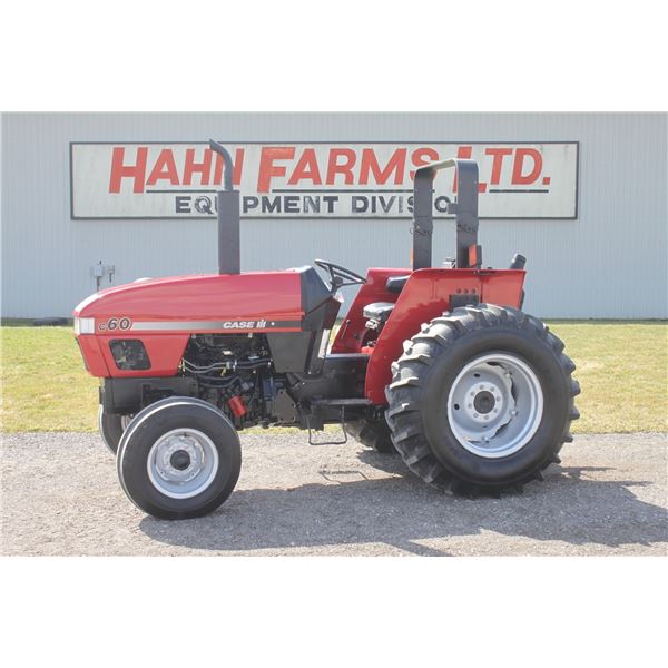 CIH C60 2wd tractor, rops, shuttle, 1 remote, 16.9x24, one owner, very clean