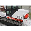 Image 19 : Bobcat 341 excavator, cab, air, hydraulic thumb, dozer blade, local unit
