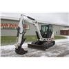 Image 2 : Bobcat 341 excavator, cab, air, hydraulic thumb, dozer blade, local unit