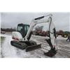 Image 4 : Bobcat 341 excavator, cab, air, hydraulic thumb, dozer blade, local unit