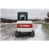 Image 7 : Bobcat 341 excavator, cab, air, hydraulic thumb, dozer blade, local unit