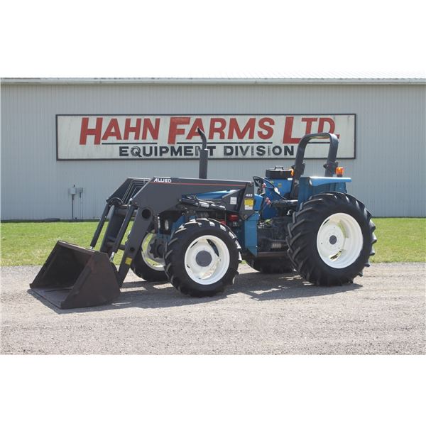 New Holland 4630 4wd tractor, rops,  Allied 495 loader, left hand shuttle, 2 remotes, 16.9x30, 1118 