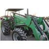 Image 14 : Deutz Allis 6260 4wd tractor, 4 post conopy, 1 remote, 16.9x30, QT self leveling loader, 890 hours, 