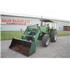 Image 2 : Deutz Allis 6260 4wd tractor, 4 post conopy, 1 remote, 16.9x30, QT self leveling loader, 890 hours, 