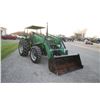 Image 4 : Deutz Allis 6260 4wd tractor, 4 post conopy, 1 remote, 16.9x30, QT self leveling loader, 890 hours, 