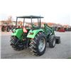 Image 6 : Deutz Allis 6260 4wd tractor, 4 post conopy, 1 remote, 16.9x30, QT self leveling loader, 890 hours, 