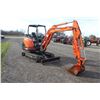 Image 3 : Kubota KX 91-3 excavator, rops, thumb, new engine, 30" ditching bucket, front dozer blade, auxiliary