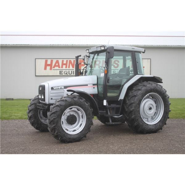 Agco White 6810 4wd tractor, cab, air, partial powershift, 3 remotes, 18.4x38, clean local tractor
