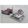 Image 2 : Set of gauge wheels and tire shields and assorted parts to fit Ginseng equipment