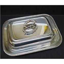 COVERED ENTREE SILVER SERVING DISH #2355771