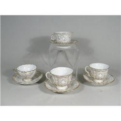 Group of Four Meissen Cups & Saucers #2356242