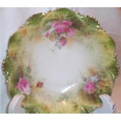 RS Prussia Roses and Gold Beading Bowl #2356376