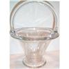 Image 1 : Heisey Crystal Double Rib Handled Basket #2356406