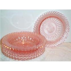 Four Pink Miss America Cereal Bowls #2356407