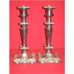 A pair of ornate Candelsticks(silverplate) #2356451