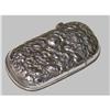 Image 1 : Floral Reposee Sterling Silver Match Safe 19c #2356709