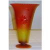 Image 1 : Unique Amberina style Crystal  like Vase #2356757