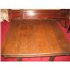 Image 1 : Tiger Oak, Square, Coffee Table  Early 1900's #2371016