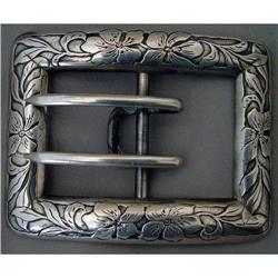 ANTIQUE ART NOUVEAU STERLING SILVER BUCKLE #2371124