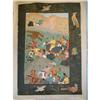 Image 1 : PAINTING OF A WAR SCENE , ARABIC TEXT . #2371255