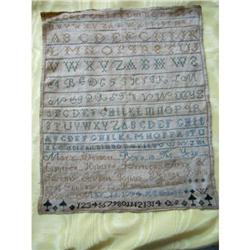 CIRCA 1794~MARY DENNETT SAMPLER #2371363