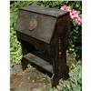Image 1 : Rustic Early American Pine Slant Front Desk   #2371776