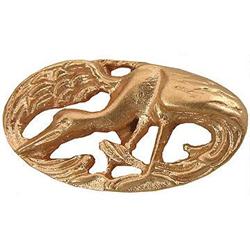 Antique 18K Gold Flamingo Nouveau Cufflinks #2393544