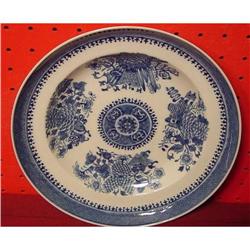 CHINESE EXPORT BLUE FITZHUGH SOUP  PLATE #2393557