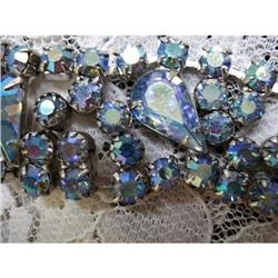 LUSH IRIDESCENT BLUE RHINESTONE BRACELET #2393585