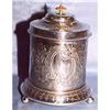 Image 1 : Silverplated biscuit barrel #2393672