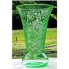Image 1 : Peacock and Wild Rose 12in Flared Vase #2393766