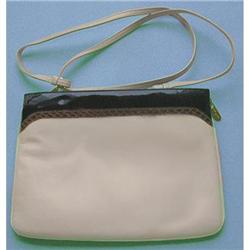 Salvatore Ferragamo Beige Leather Hand Bag #2393872