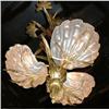 Bronze and Crystal Art Nouveau Chandelier #2393877